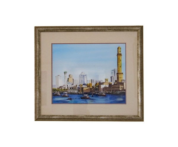 Double Mount Champagne Color Frame with Double Mount boards