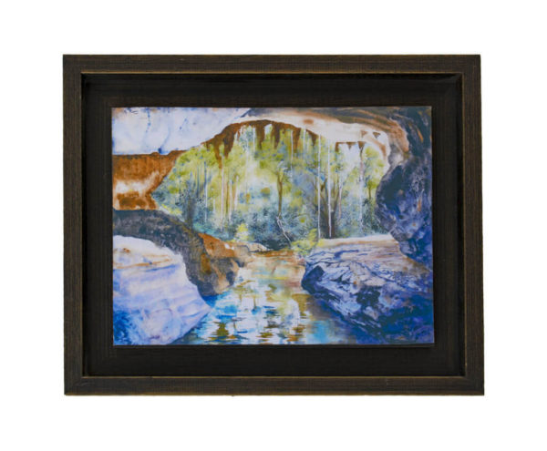 Wooden Texture Floating American frame