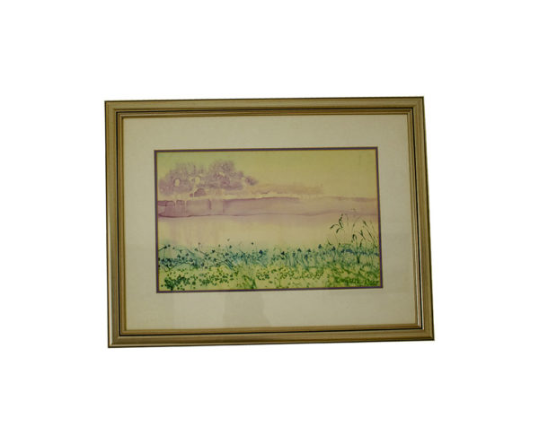 gold frame with double mount boards