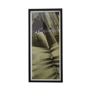 Black and white Artwork on Simple black Box Framing