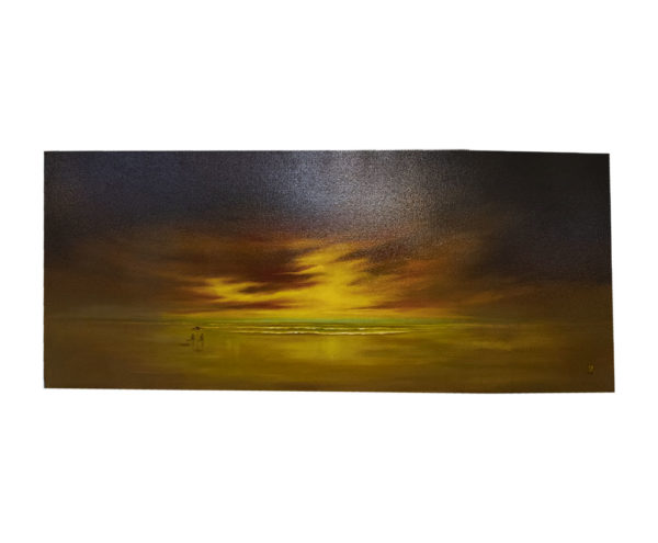Mixed media on canvas Stretching only