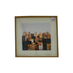 Single Mount with brown tray frame